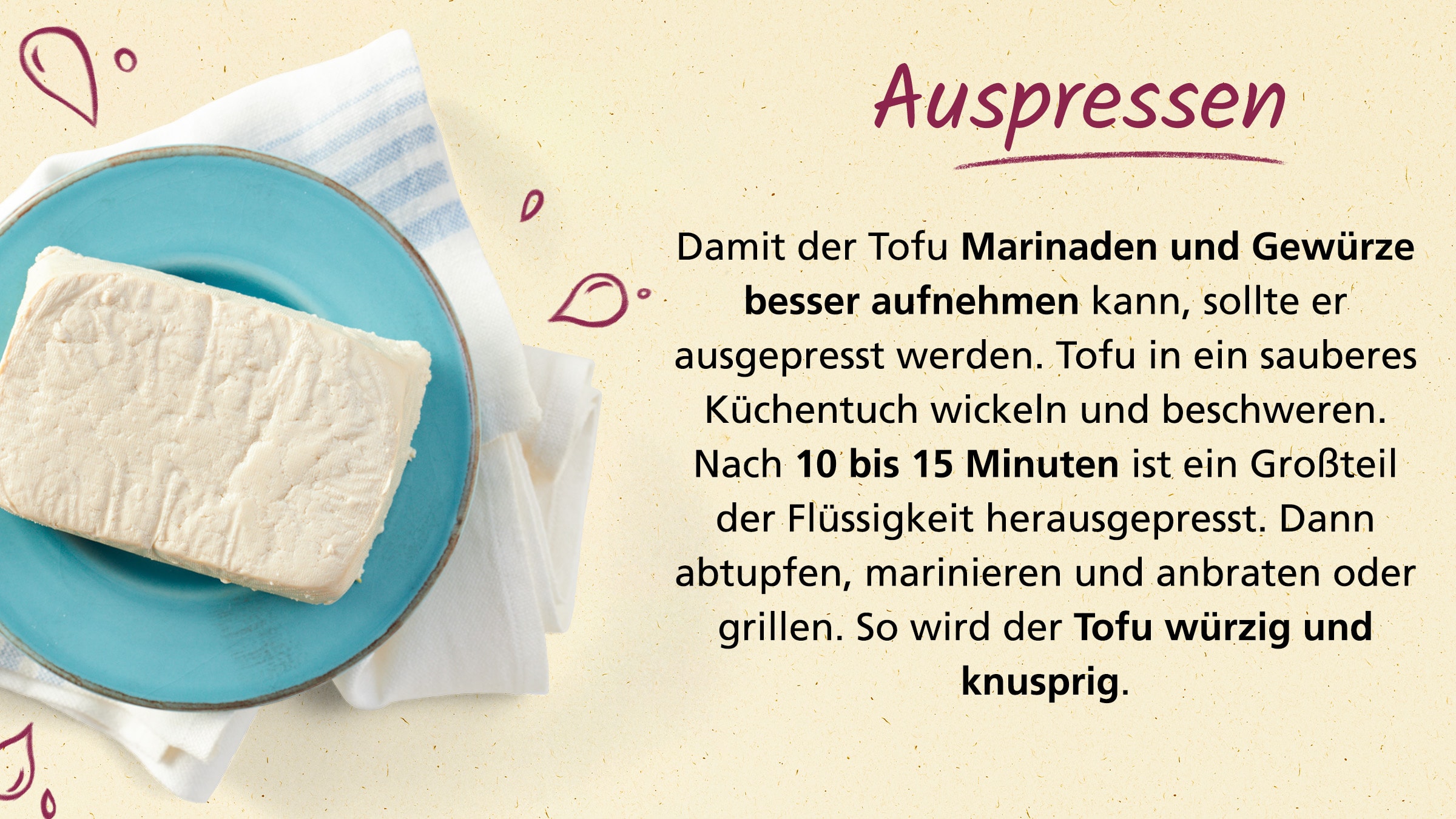 Tipps zur Zubereitung von Tofu