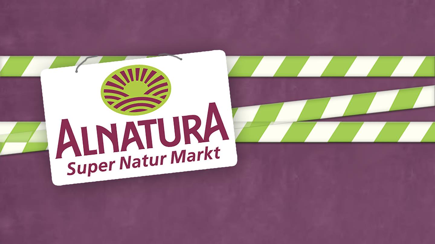 Alnatura Umbauschild