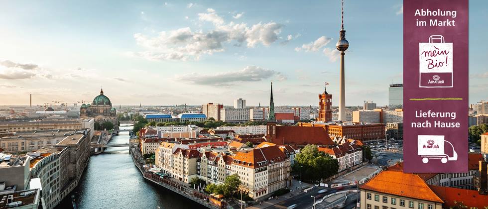 Alnatura Lebensmittel in Berlin liefern lassen.