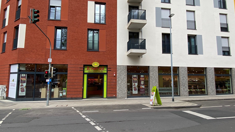 Eingang Alnatura Super Natur Markt in Aachen