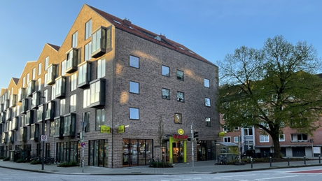 Eingang Alnatura Super Natur Markt in Kiel