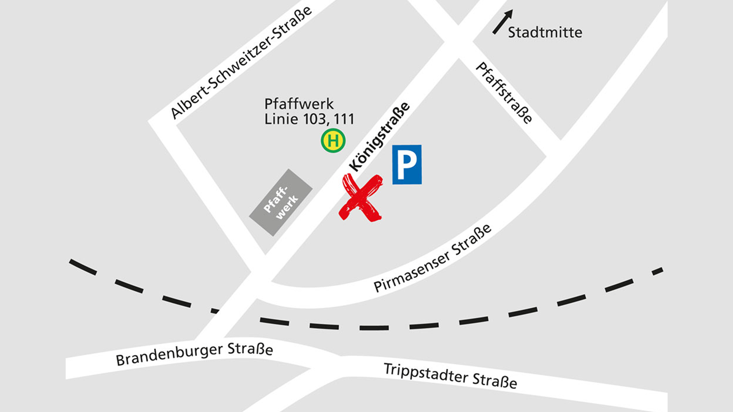 Lageplan des Alnatura Super Natur Marktes in Kaiserslautern