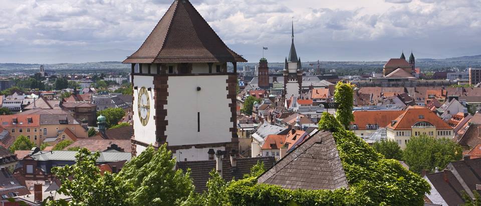 Alnatura Freiburg: Stadtpanorama von Freiburg