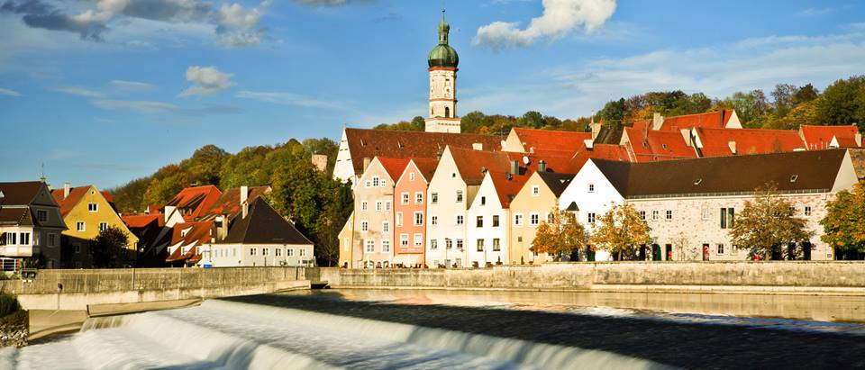 Alnatura Landsberg-Lech: Stadtpanorama von Landsberg-Lech