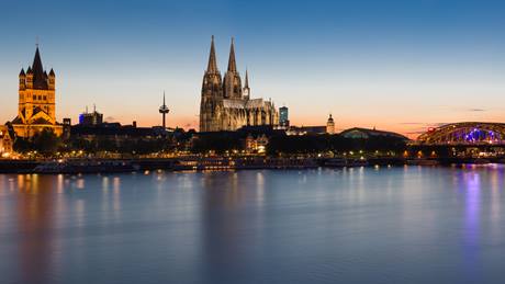 Alnatura Köln: Rhein und Stadtpanorama von Köln