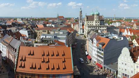 Alnatura Augsburg: Stadtpanorama von Augsburg