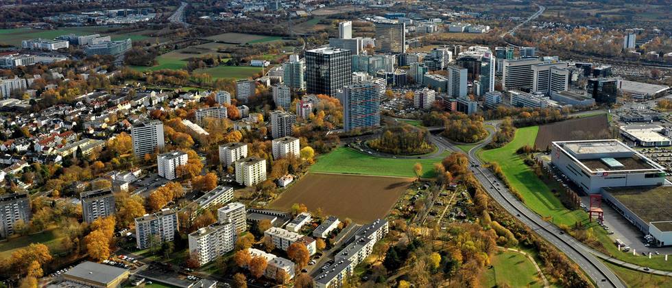 Alnatura in Eschborn: Stadtpanorama