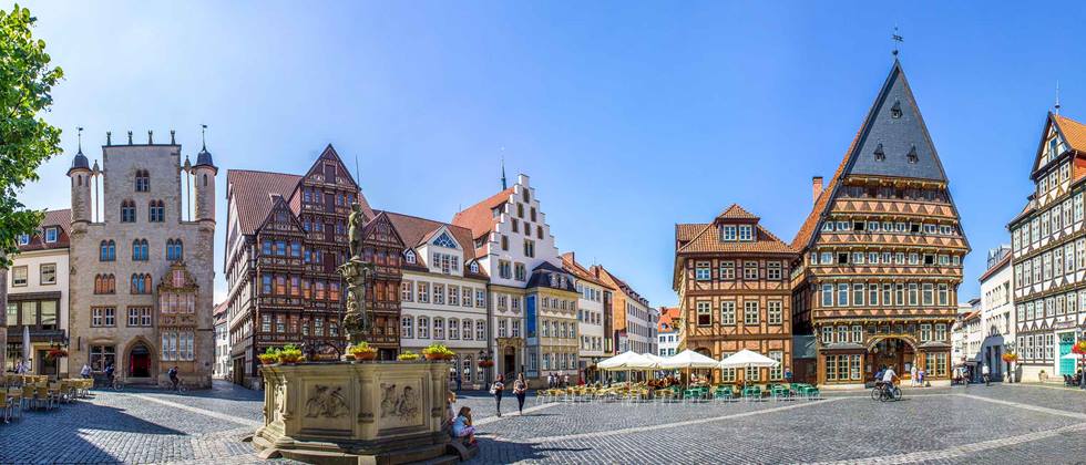 Alnatura Hildesheim: Blick auf den Marktplatz
