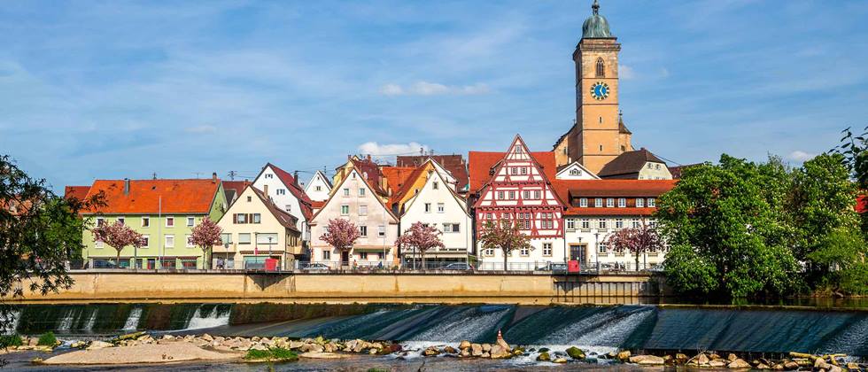 Alnatura Nürtingen: Blick auf die Altstadt