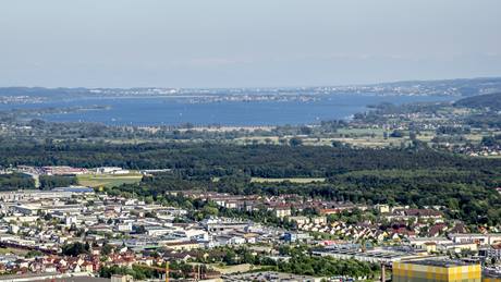 Alnatura in Singen: Panorama bis zum Bodensee