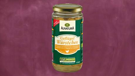 Produkt-Rückruf: Alnatura Geflügelwürstchen im Glas mit den Mindesthaltbarkeitsdaten 30.01.2026, 05.02.2026 und 12.02.2026