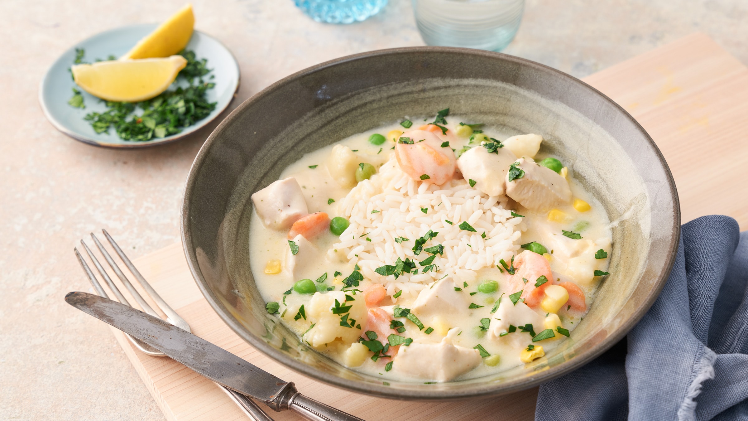 HüHnerfrikassee Mit Reis - Rezepte Suchen