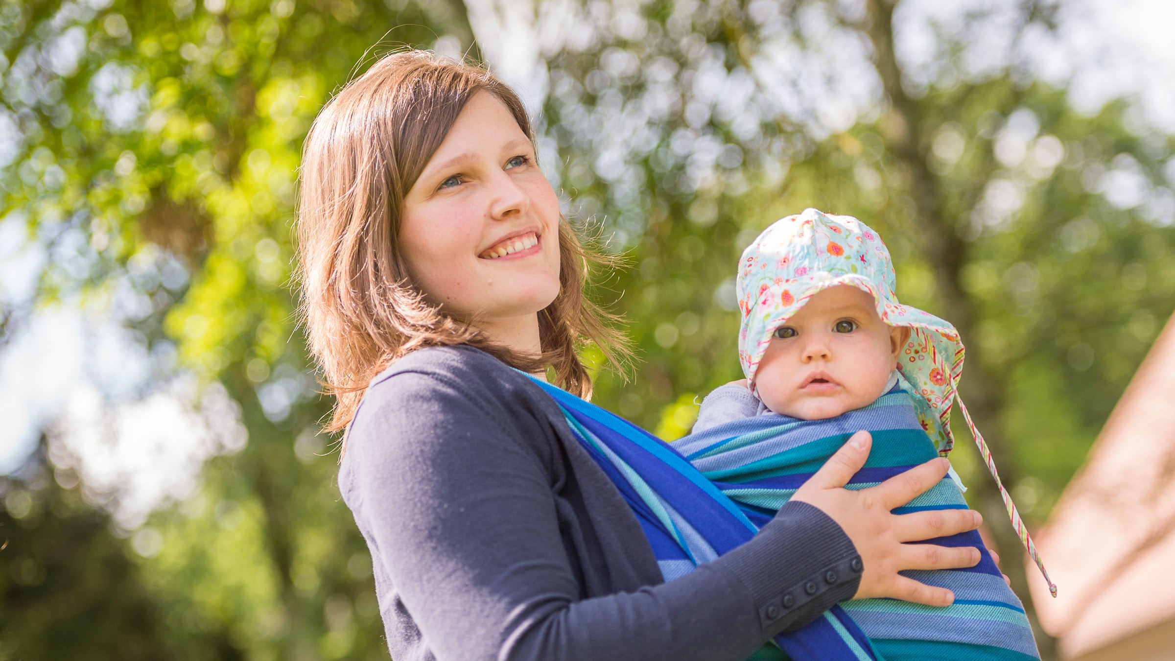 Alnatura Familientag auf dem Oberfeld - Mutter mit Kind