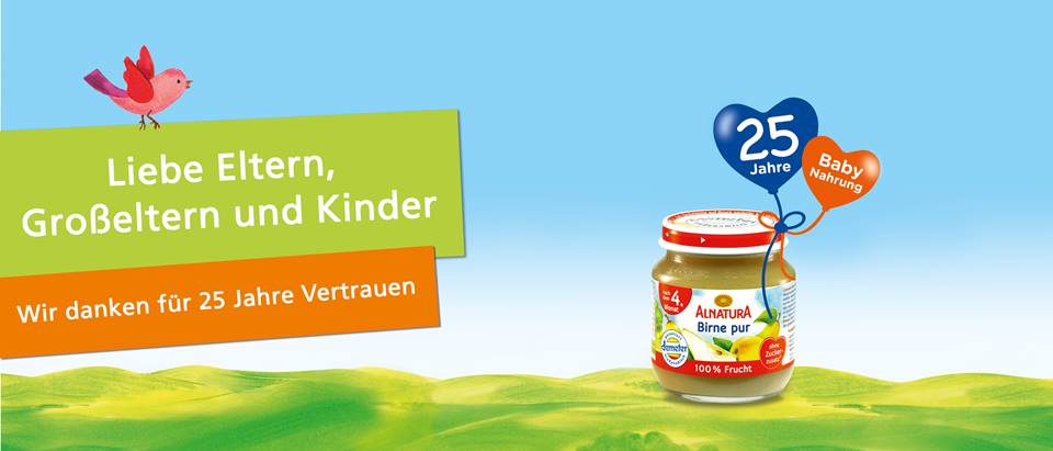 25 Jahre Alnatura Babynahrung