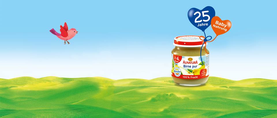 2019 feiert Alnatura 25 Jahre Babynahrung
