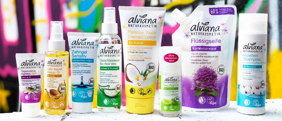 Verschiedene Alviana Produkte