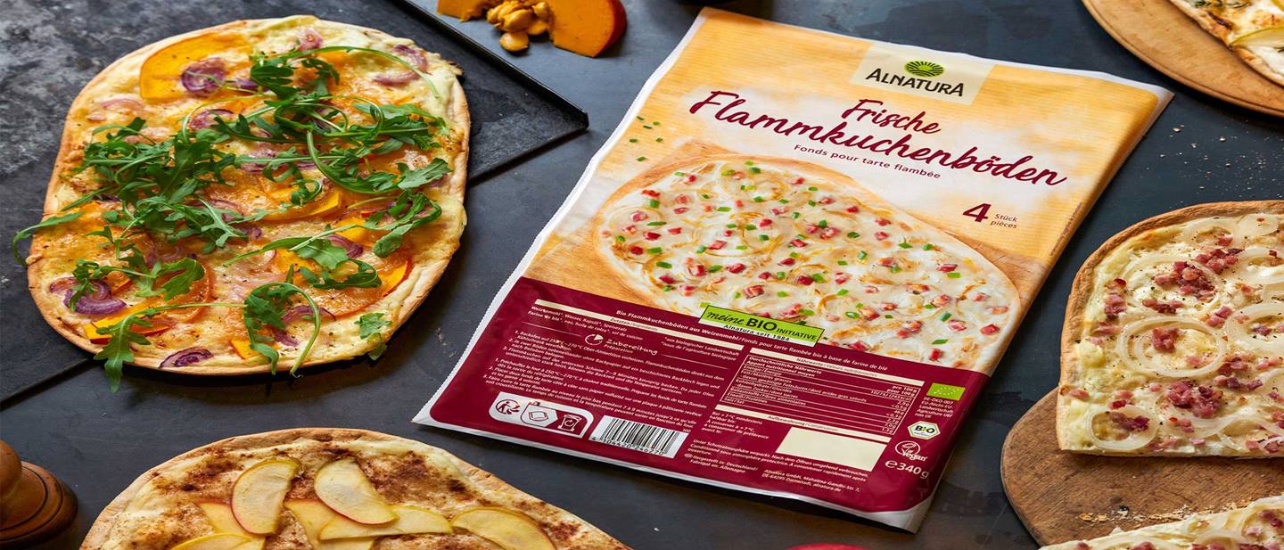 Alnatura frische Flammkuchenböden