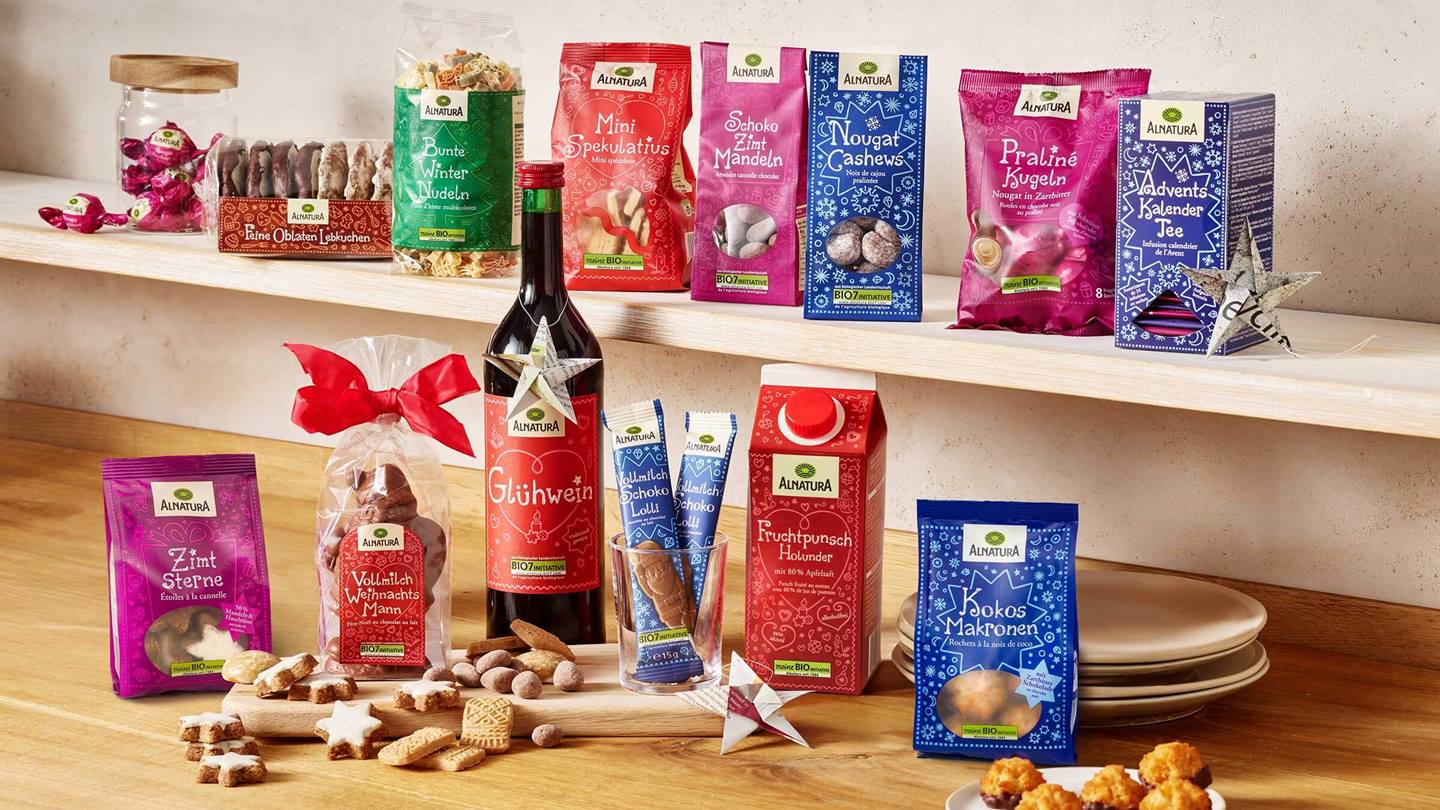 Alnatura Weihnachtssortiment