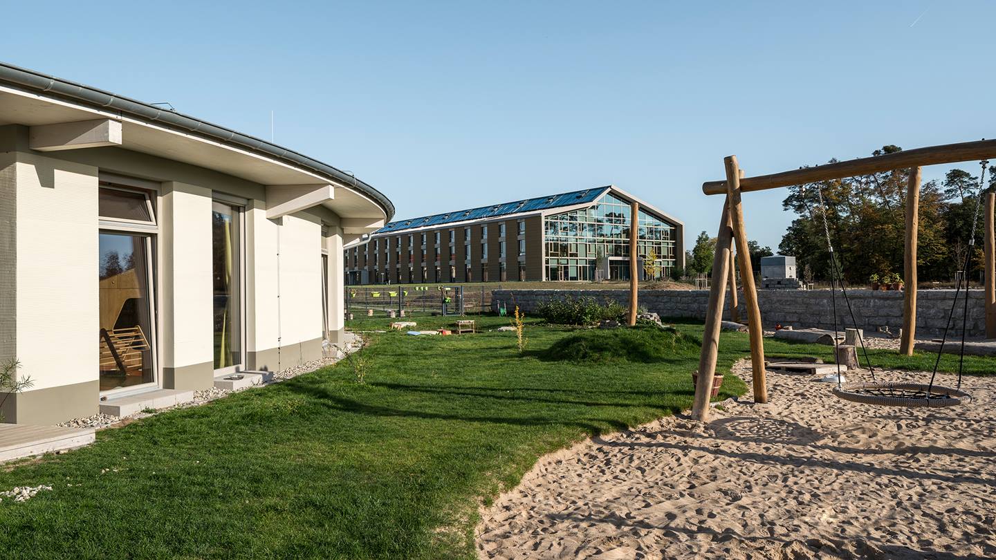 KinderNaturGarten auf dem Geländes des Alnatura Campus in Darmstadt