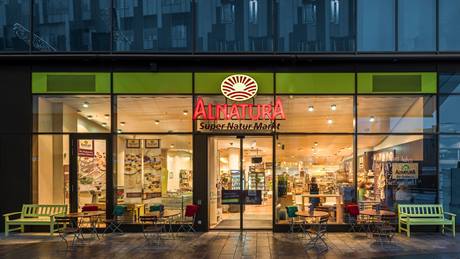 Außenansicht Alnatura Super Natur Markt Hamburg-Hafencity