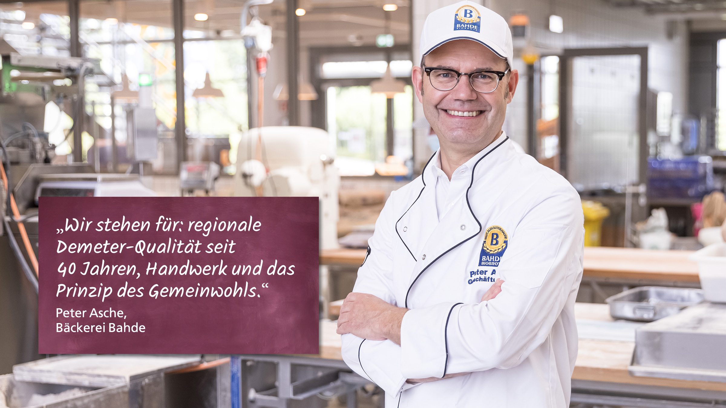 Peter Asche von der Bäckerei Bahde