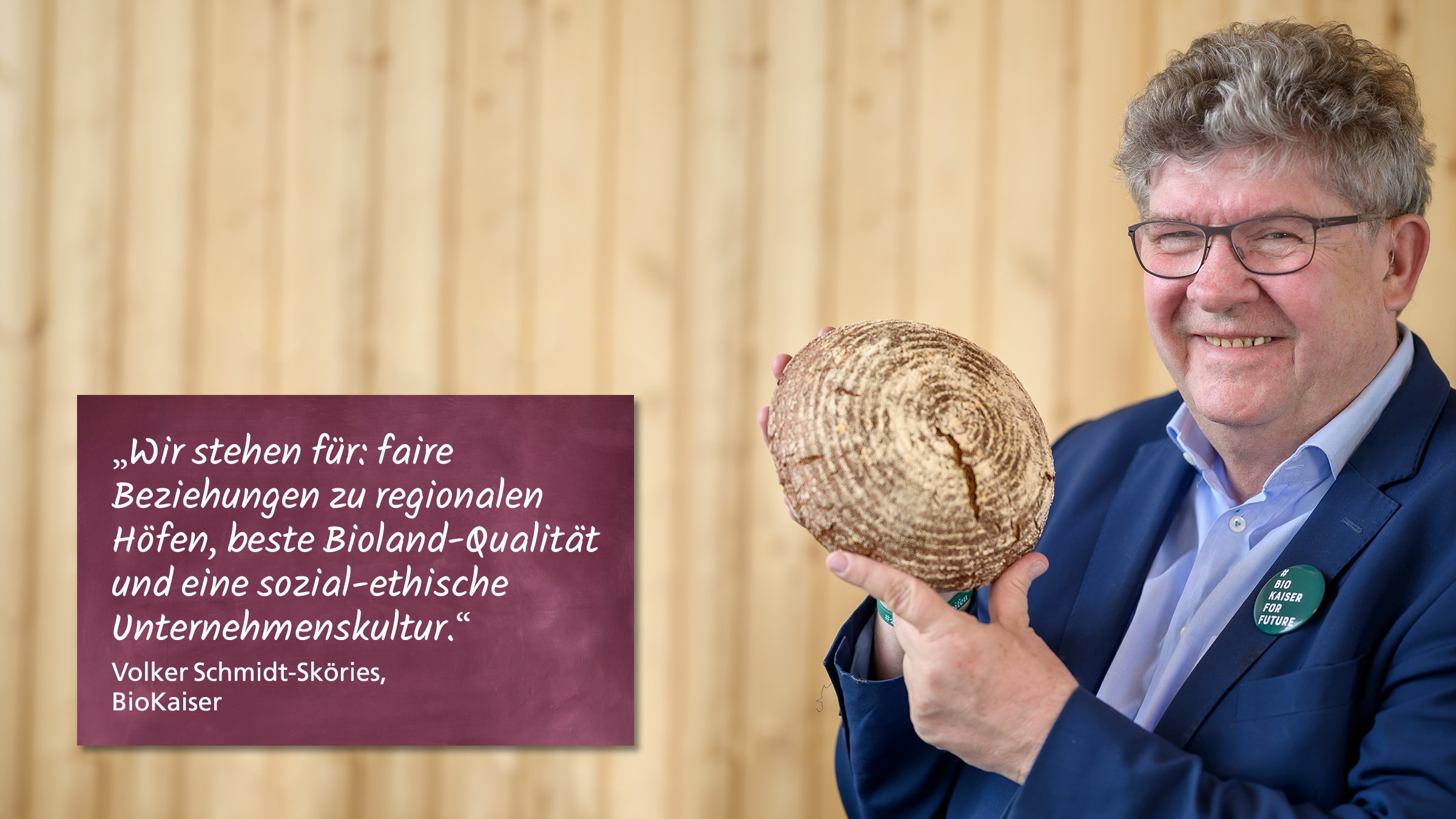 Bäcker Volker Schmidt-Sköries von BioKaiser