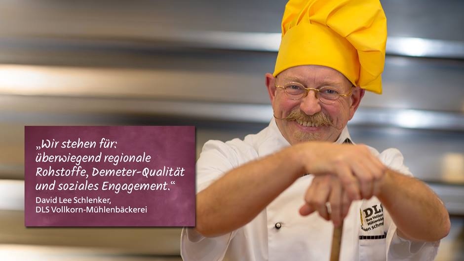 David Lee Schlenker von DLS Vollkorn-Mühlenbäckerei
