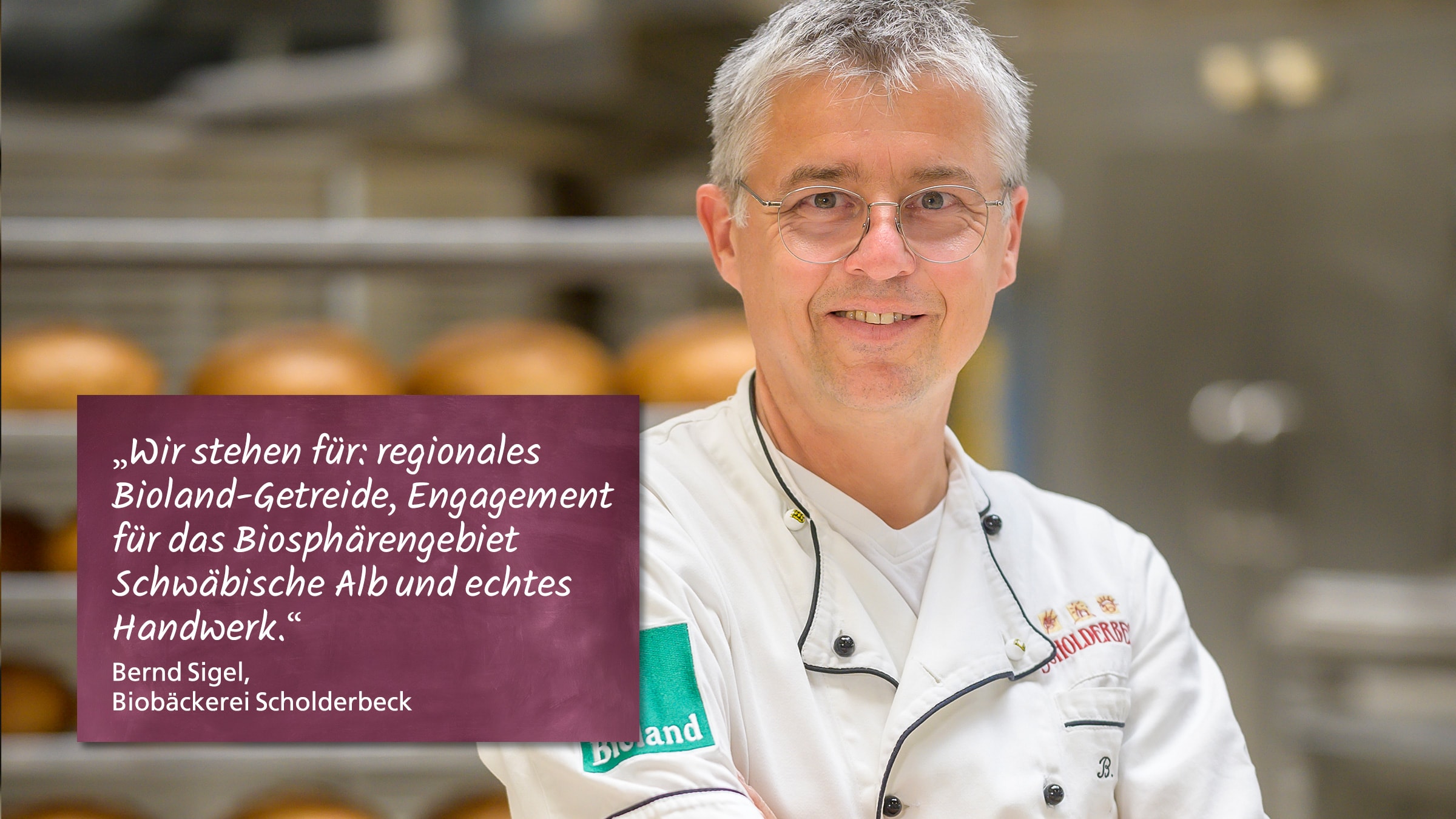 Bernd Sigel von der Biobäckerei Scholderbeck