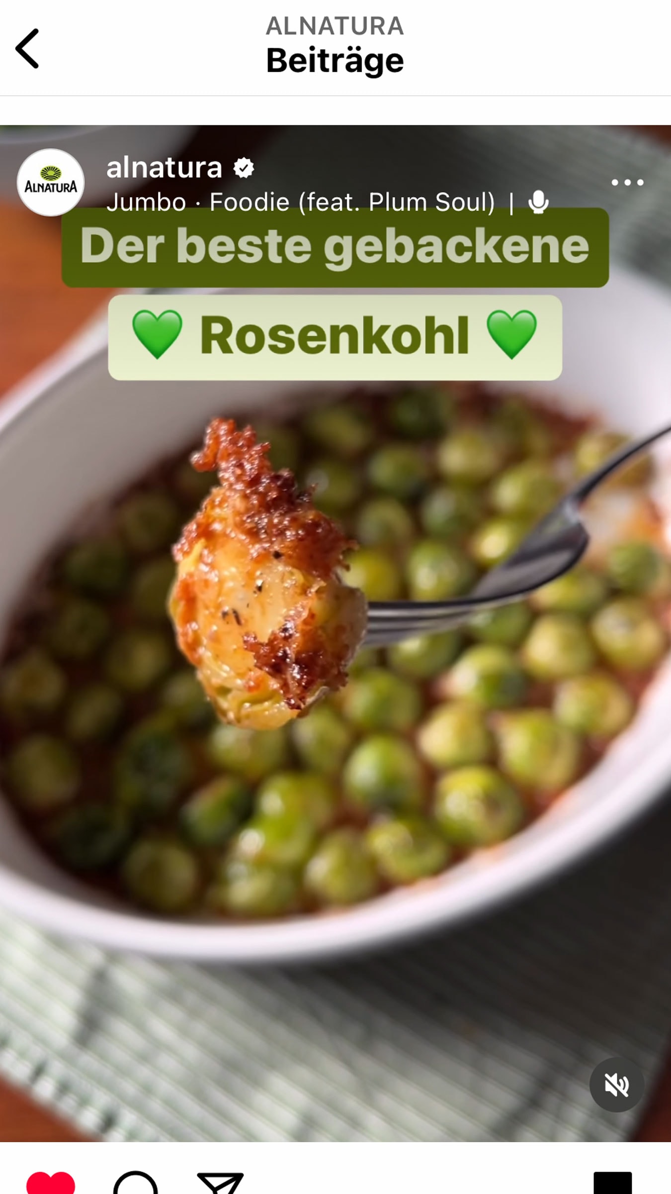 Thumbnail eines Rezeptvideos für "gebackenen Rosenkohl"