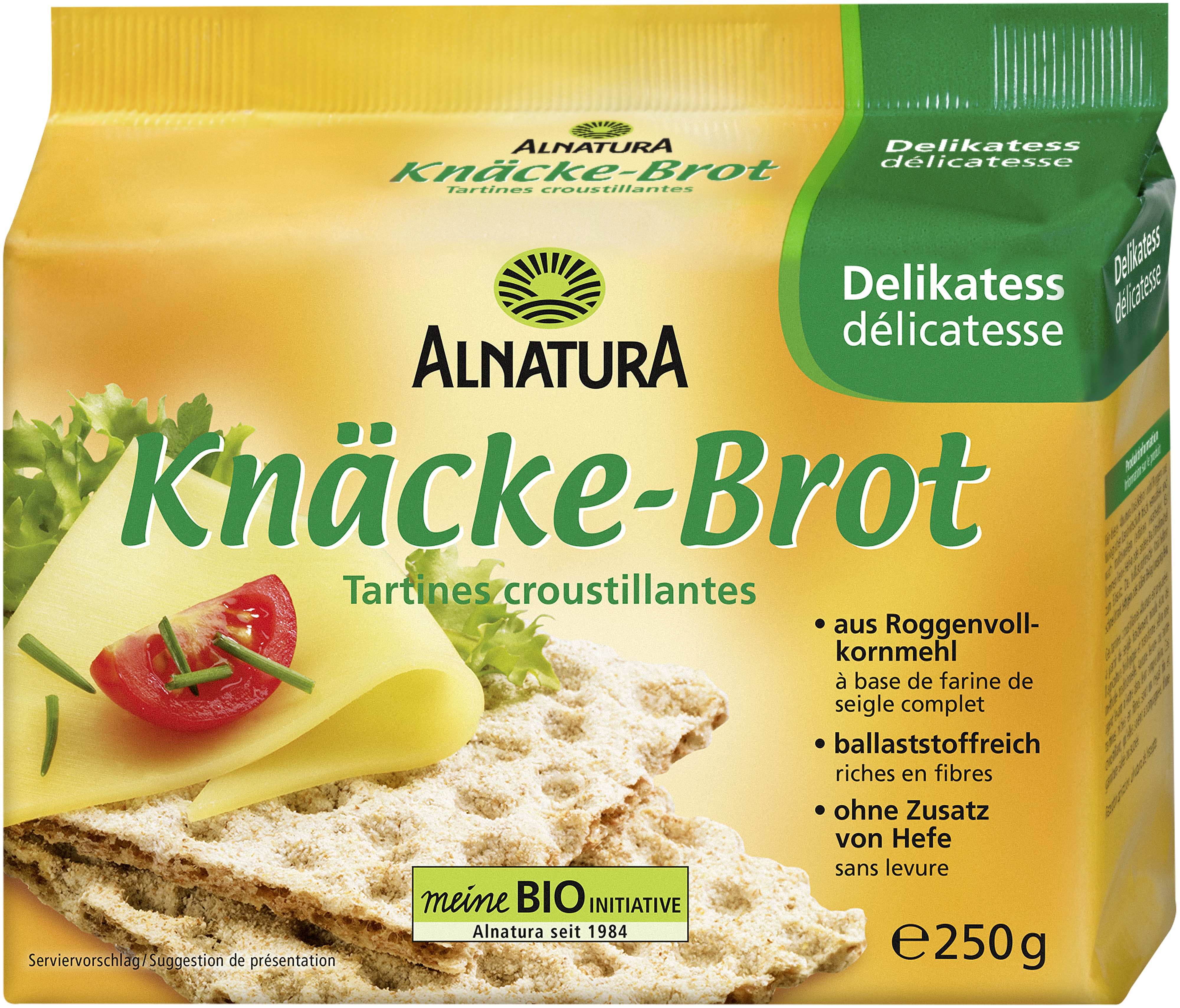 Knäckebrot Delikatess (250 g) in Bio-Qualität von Alnatura