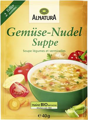Gemüse-Nudel-Suppe