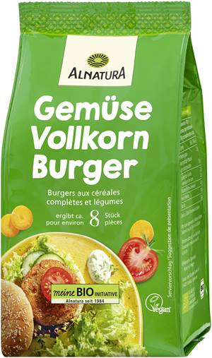 Vollkornburger Gemüse