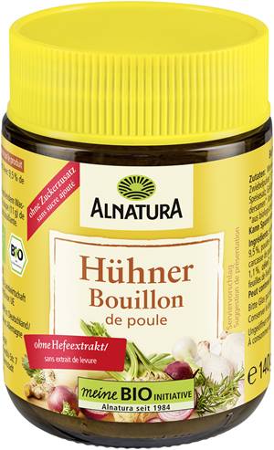 Hühnerbouillon ohne Hefeextrakt (Glas)