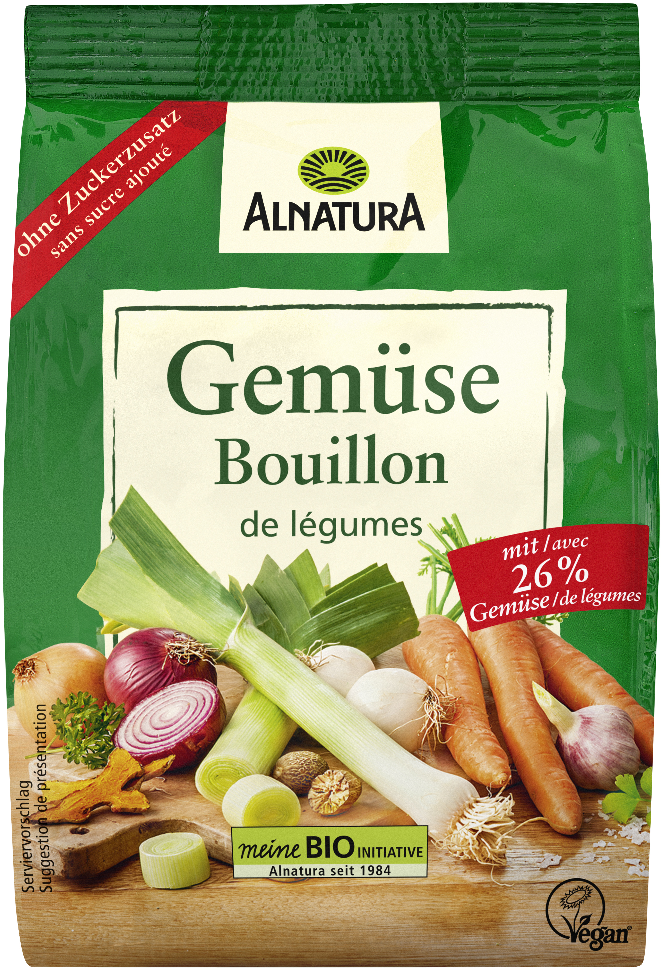 Gemüsebouillon (Nachfüllpack) (250 g) in Bio-Qualität von Alnatura