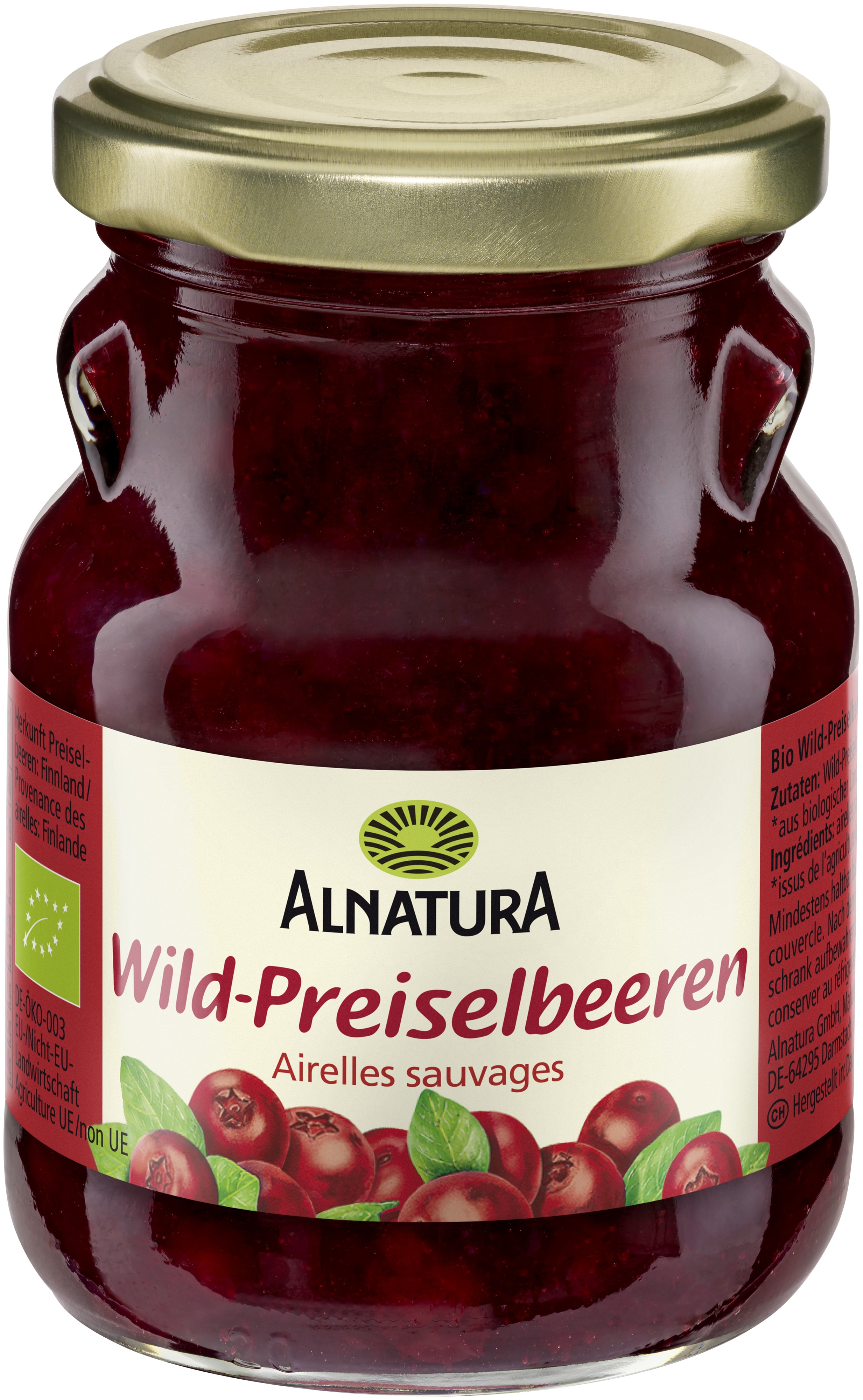 Wild Preiselbeeren (220 g) in BioQualität von Alnatura