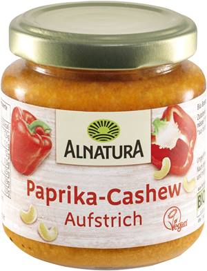 Paprika-Cashew-Brotaufstrich