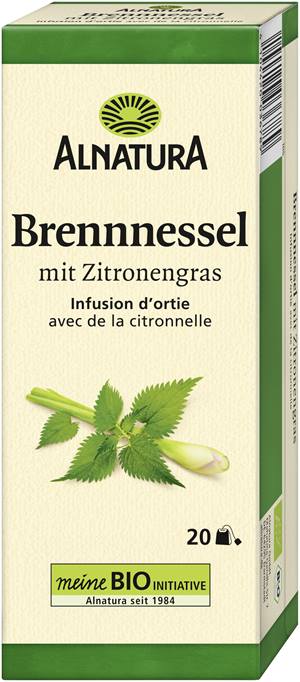Brennnesseltee mit Zitronengras