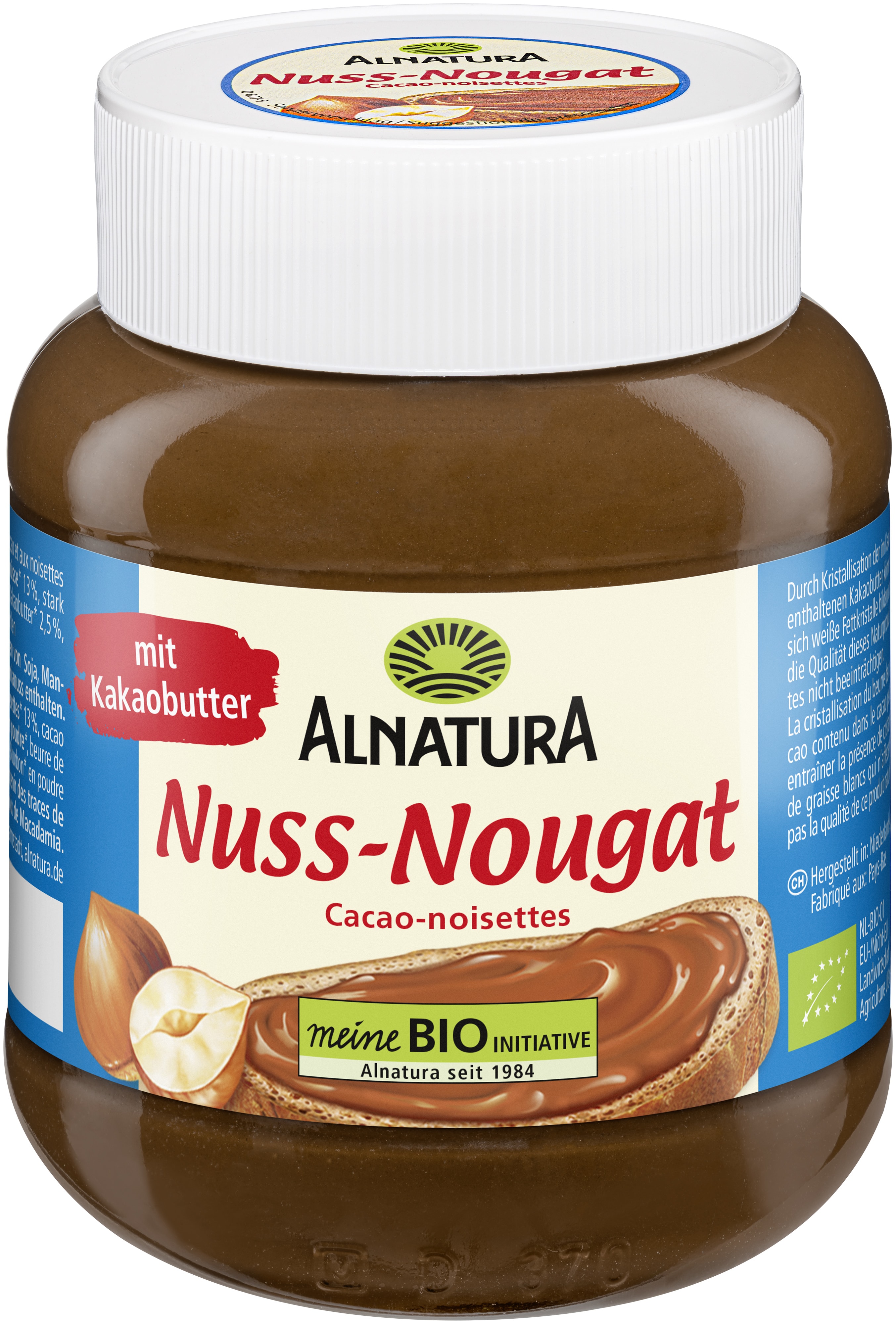Nuss-Nougat-Creme (400 g) in Bio-Qualität von Alnatura