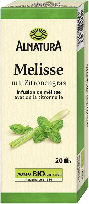 Melissentee mit Zitronengras