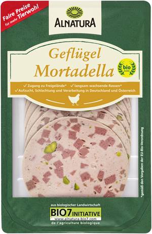 Geflügel-Mortadella mit Pistazien