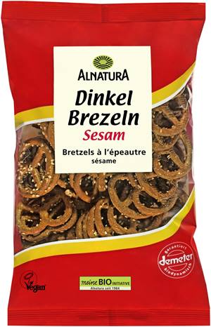 Dinkel-Brezeln Sesam