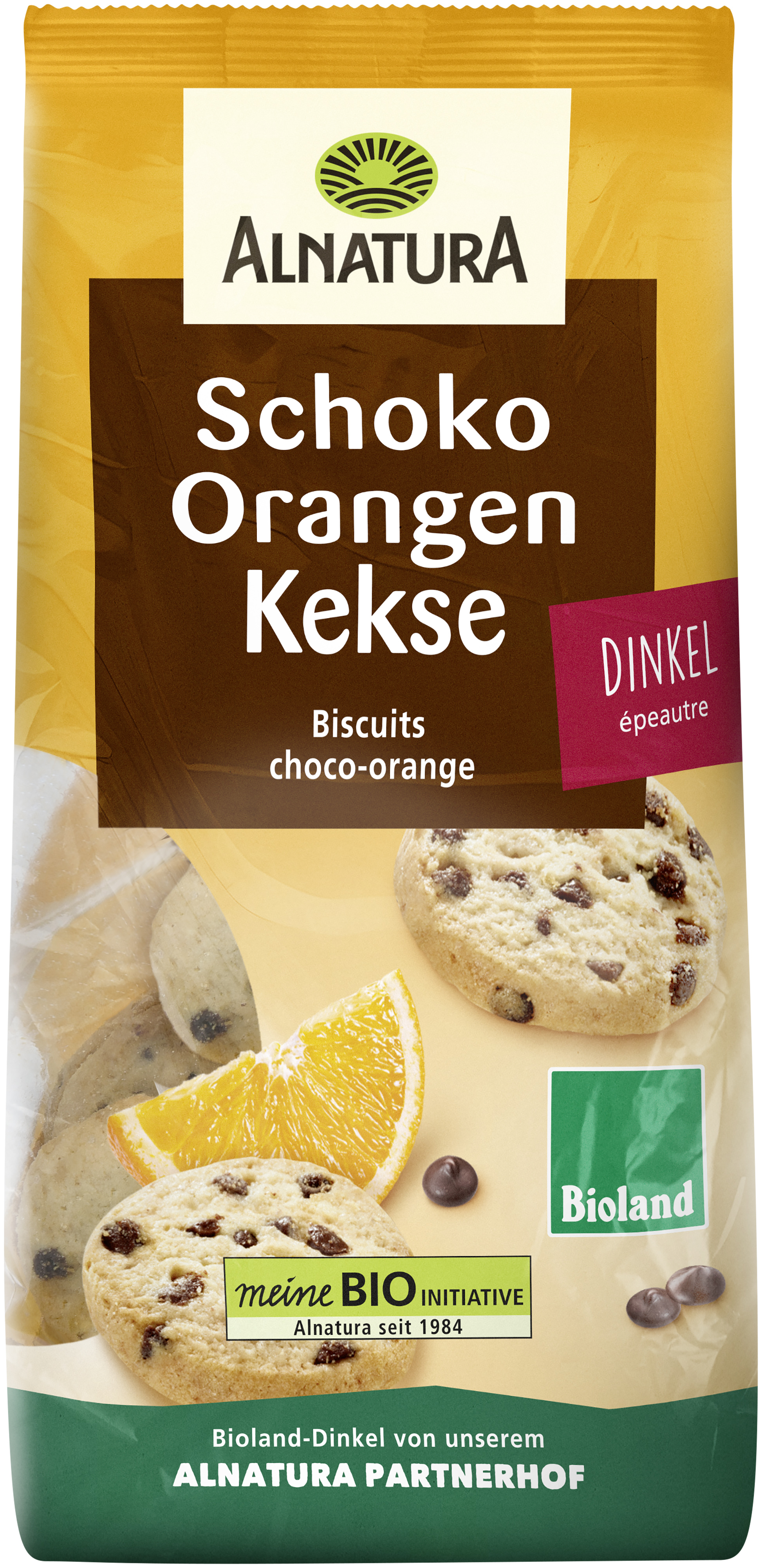 Schoko-Orangen-Kekse (150 g) in Bio-Qualität von Alnatura