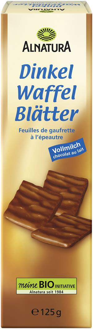 Dinkel-Waffelblätter Vollmilch