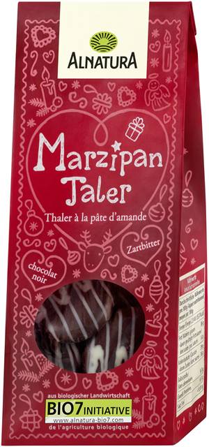 Marzipan-Taler Zartbitter