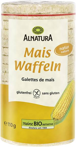 Maiswaffel Natur
