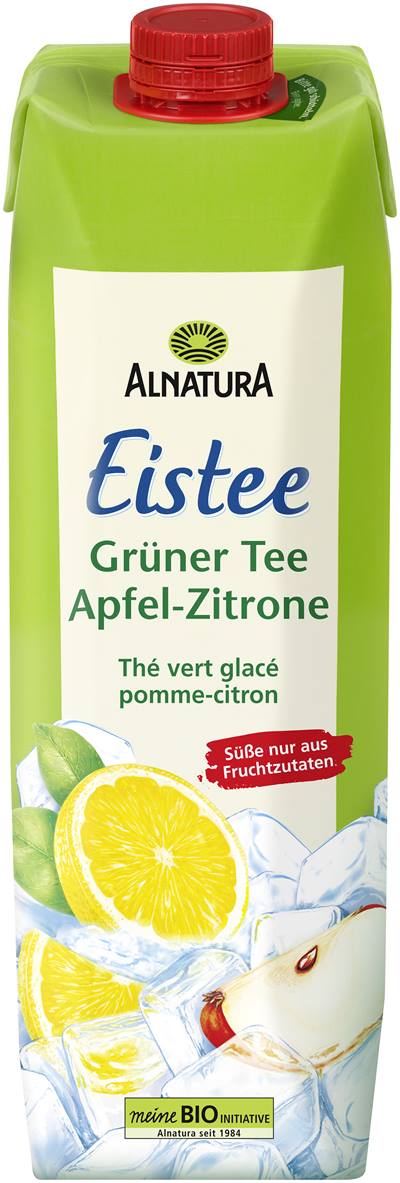 Eistee Apfel-Zitrone