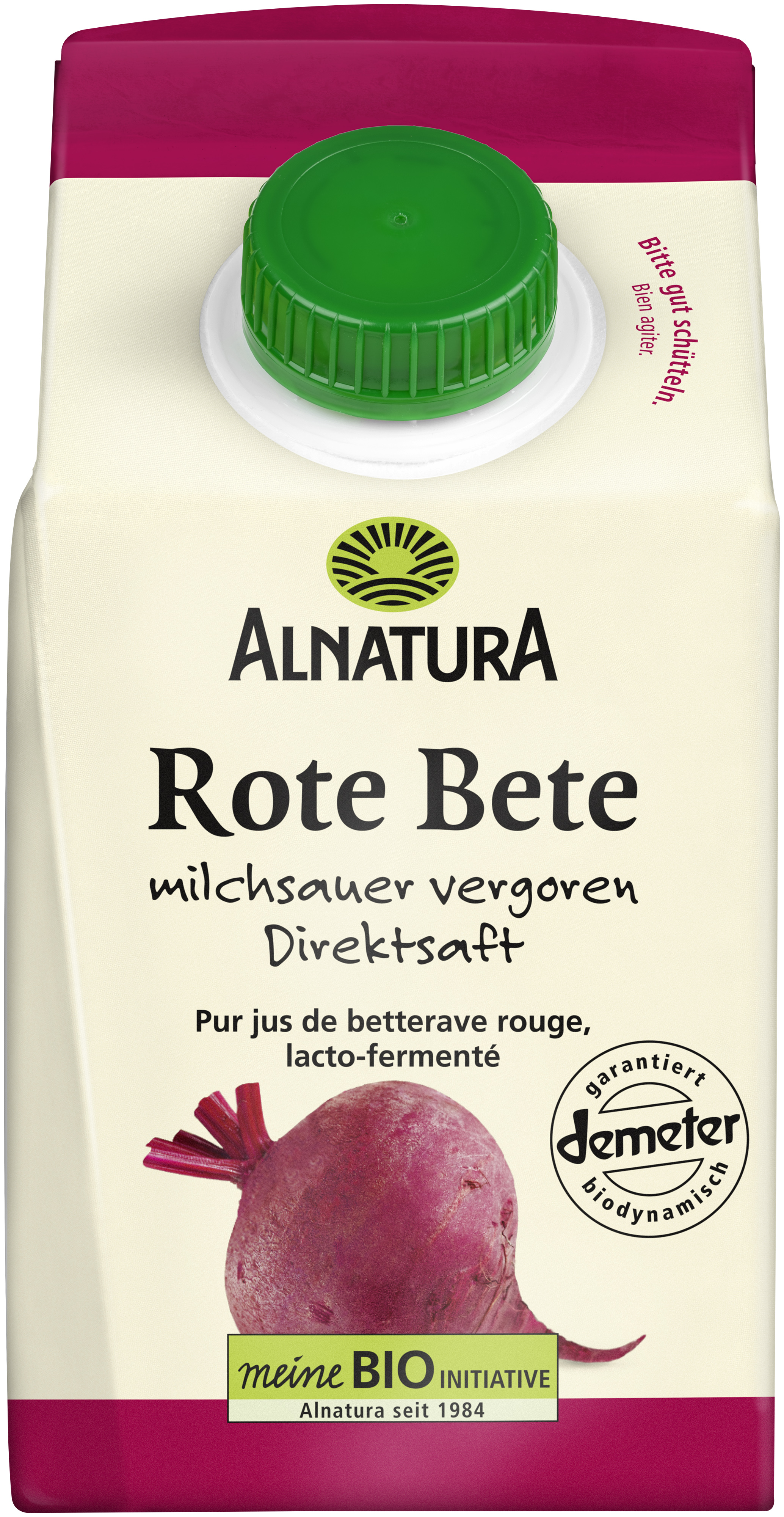 Rote Bete Saft Milchsauer Vergoren 500 Ml In Bio Qualitat Von Alnatura