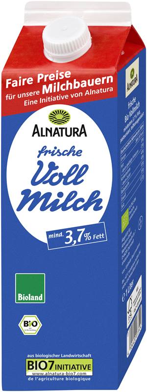 Frische Vollmilch 3,7%