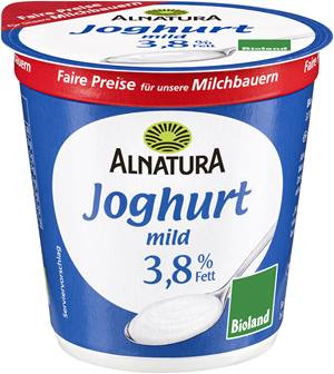 Joghurt mild 3,8 % Fett
