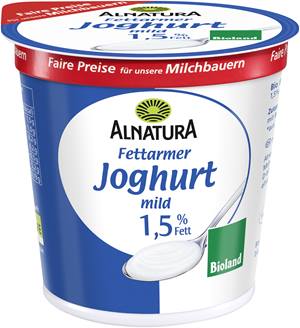 Joghurt Natur 1,5 % Fett  